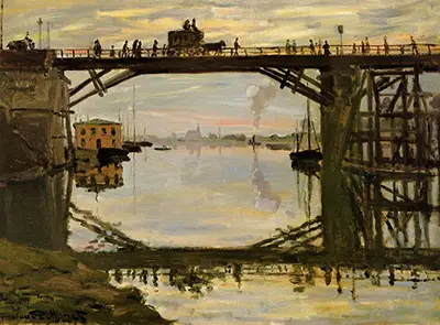 The Wooden Bridge Claude Monet